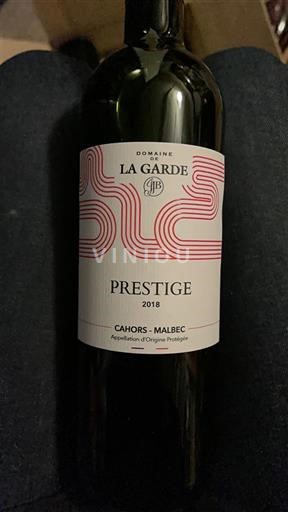Sud-Vest Cahors Domaine La Garde Prestige 2018