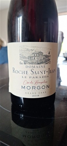 Beaujolais Morgon Domaine Roche Saint-Jean Le Paradis 2019
