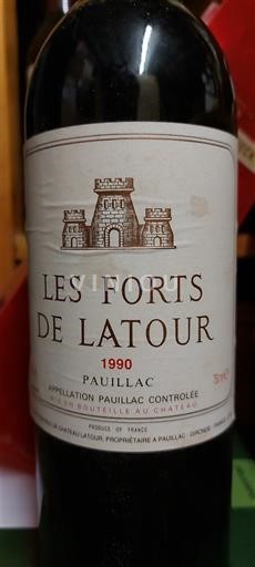 Burdeos Pauillac Château Latour Les Forts de Latour 1990