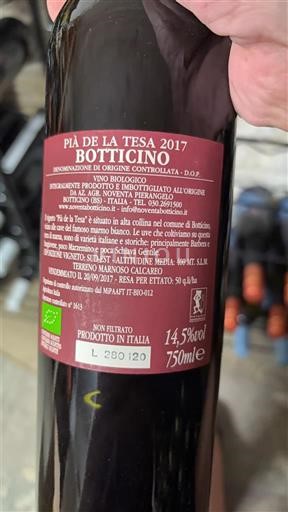 Lombardia Botticino Pià de la Tesa 2017