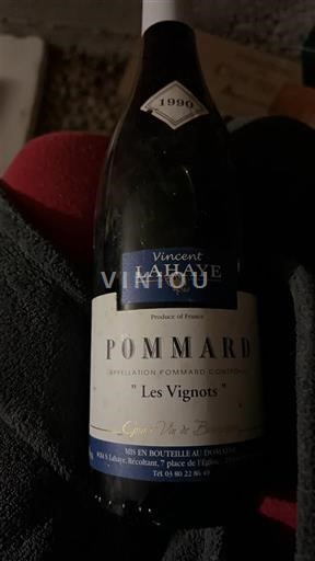 Bourgogne Pommard Vincent Lahaye Les Vignots 1990
