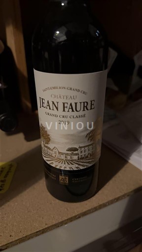 Bordeaux Saint-Émilion Grand Cru Château Jean Faure 2019