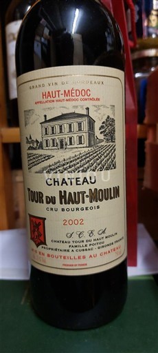 Bordeaux Haut-Médoc Château Tour du Haut-Moulin Famille Poitou 2002