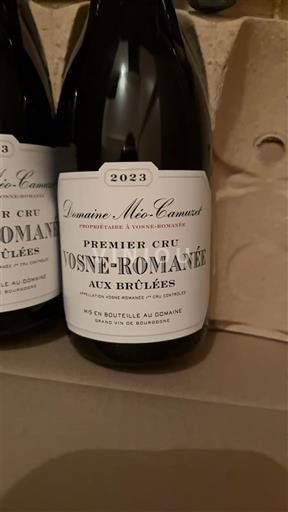 Burgundia Vosne-Romanée Premier Cru Domaine Méo-Camuzet Aux Brûlées 2023