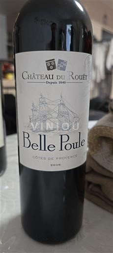 Provence Côtes-de-Provence Château Rouët Belle Poule 2016