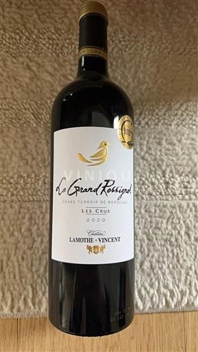 Bordeaux Lamothe-Vincent Le Grand Rossignol Les Crus 2020