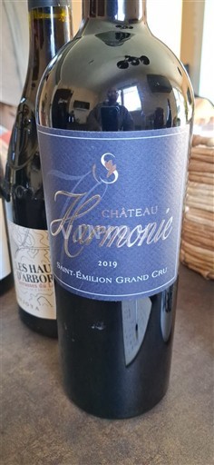 Bordeaux Saint-Émilion Grand Cru Château Harmonie 2019