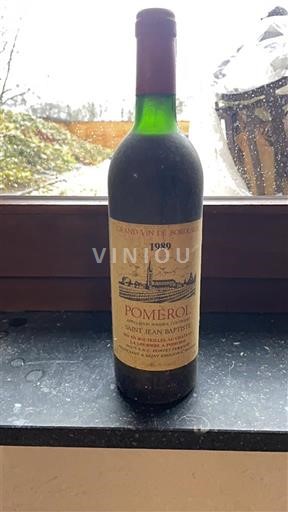 Bordeaux Pomerol Saint Jean Baptiste 1989
