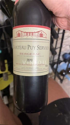 Lounais-Ranska Bergerac Château Puy Servain 2010