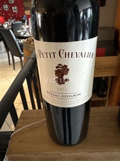 Burdeos Pessac-Léognan Le Petit Chevalier 2012