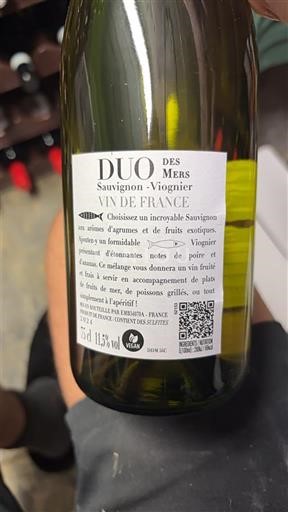 Sudoeste No especificado Duo des Mers Sauvignon-Viognier Sin añada
