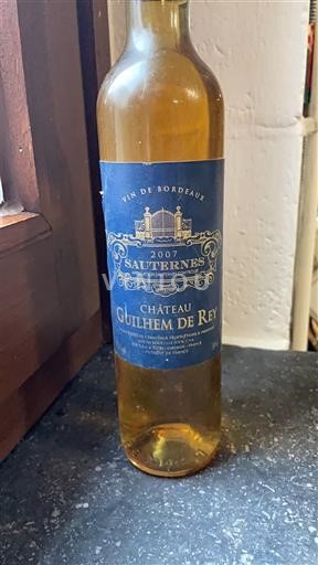 Burdeos Sauternes Château Guilhem de Rey 2007