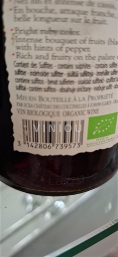 Rona dolina Côtes-du-Rhône Château SCEA Château des Coccinelles Neleten.