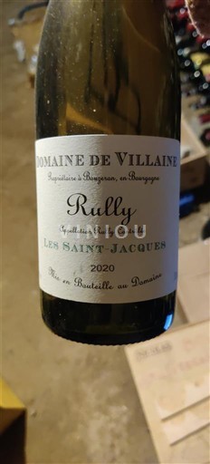 Burgundia Rully Domaine Villaine Les Saint-Jacques 2020