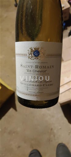 Vini Blanc sec En Chevrot Guillemard-Clerc 2020 Francia Borgogna Saint-Romain AOC