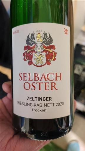 Mosela Selbach Oster Zeltinger Riesling Kabinett trocken 2020