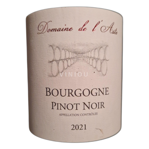 Vin Rouge sec Domaine L'Aste 2021 France Bourgogne AOC