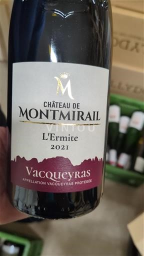 Valea Ronului Vacqueyras Château Montmirail L'Ermite 2021