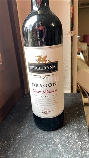 La Rioja Rioja Berberana Dragon Gran Reserva 2012