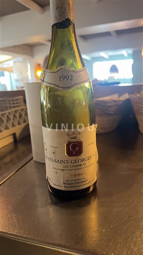 Burgundy Nuits-Saint-Georges Premier Cru Domaine Gavignet Les Chaboeufs 1992