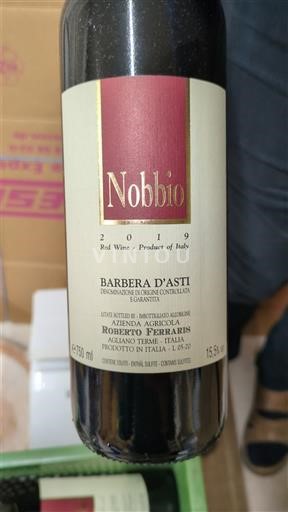 Piemonte Barbera d'Asti Roberto Ferraris Nobbio 2019