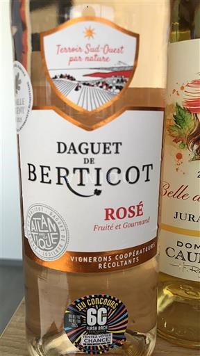 Sud-Vest Côtes-de-Duras Berticot Daguet de Berticot Rosé Nemilésimat