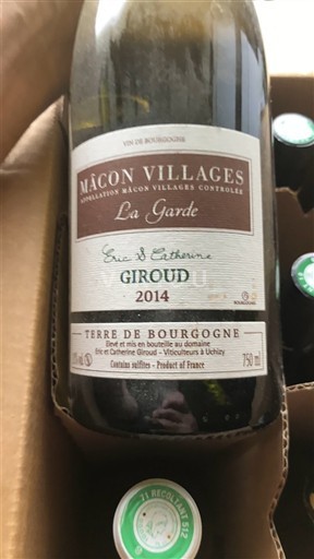 Burgundsko Mâcon a mâconské vesnice Eric St Catherine Giroud La Garde 2014