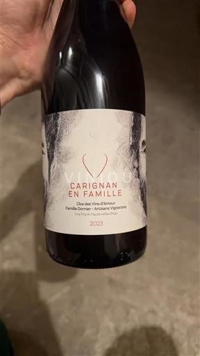 Languedoc și Roussillon Cote catalane Clos des Vins d’Amour Carignan en Famille 2023
