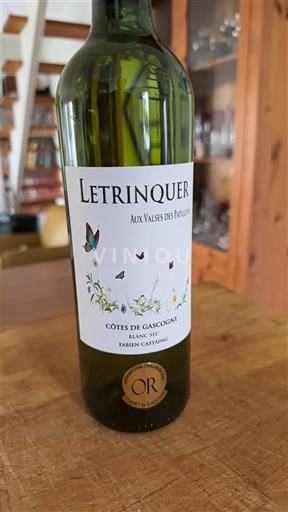 Southwest Côtes de Gascogne Fabien Castang Aux Valses des Papillons Non-Vintage