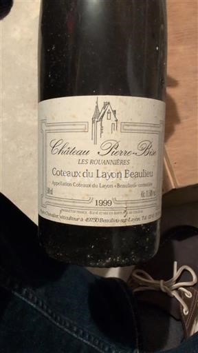 Valle del Loira No especificado Château Pierre-Bise Les Rouannières 1999