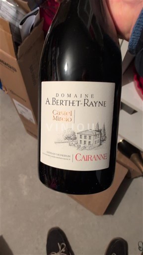 Rhône Valley Cairanne Domaine A. Berthet-Rayne Castel Mireio 2022