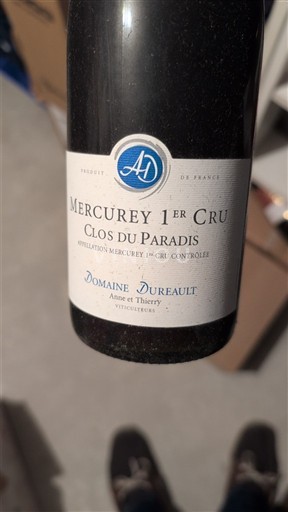 Burgundia Mercurey Premier Cru Domaine Reault Clos du Paradis 2007