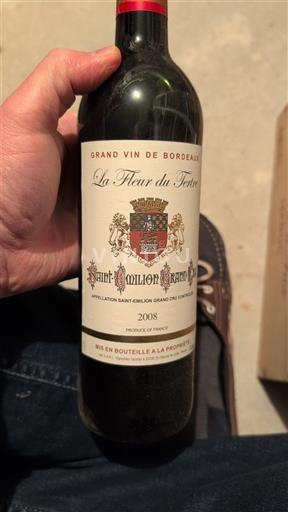 Burdeos Saint-Émilion Gran Cru Grand Cru La Fleur du Tertre 2008
