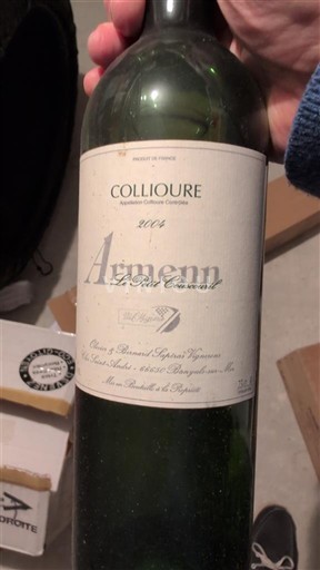 Roussillon Collioure Clos Saint-André Armen 2004