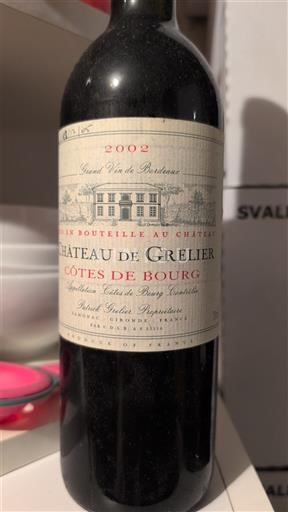 Bordeaux Côtes-de-Bourg Château Grelier 2002
