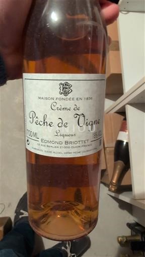 Borgoña Edmond Briottet Crème de Pêche de Vigne Sin añada