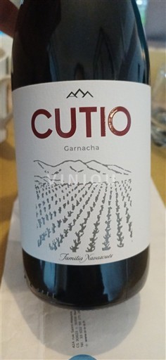 Aragon Cariñena Familia Navascués Cutio 2024