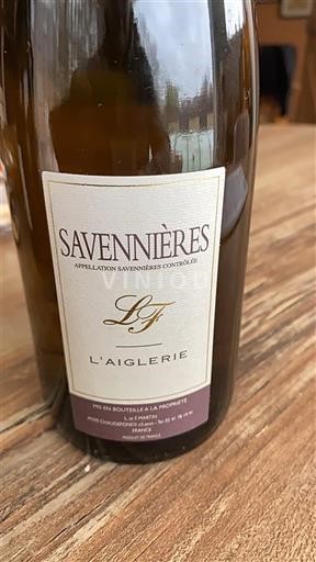 Valea Loarei Savennières L'Aiglerie 2018