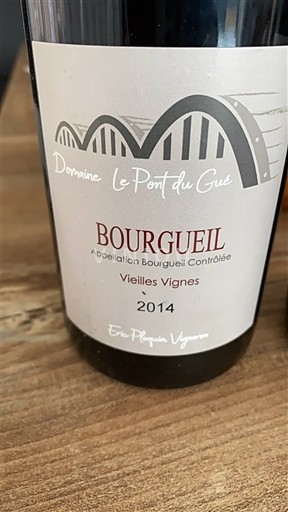 Valea Loarei Bourgueil Domaine Le Pont du Gué Vieilles Vignes 2014