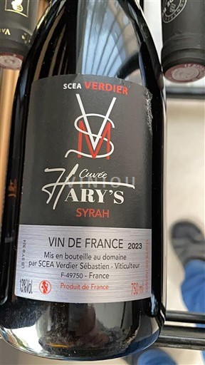 Sudoeste No especificado SCEA Verdier Hary's Syrah 2023