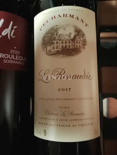 Sud-Vest Pécharmant Château La Renaudie 2017