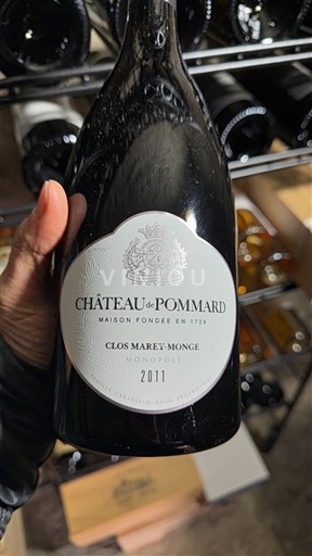 Rượu vang Rouge sec Clos Marey-Monge Monopole Château Pommard 2011 Pháp Bourgogne Pommard AOC