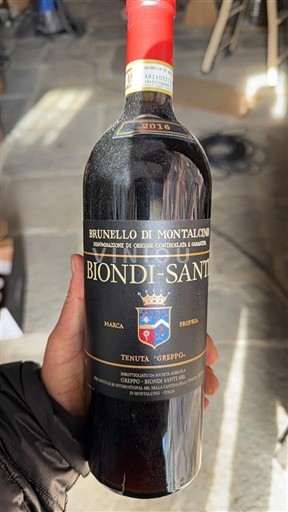 Toscana Brunello di Montalcino. Biondi-Santi Tenuta Greppo 2016
