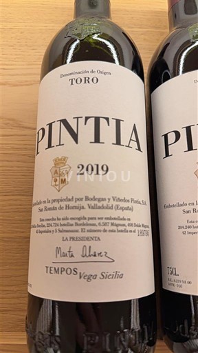 Castilia și León Toro Tempos Vega Sicilia Pintia 2019