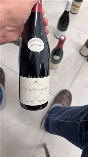 Burgundia Côte de nuits villages André Goichot 2014