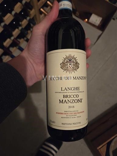 Piemonte Langhe Rocche dei Manzoni Bricco Manzoni 2018