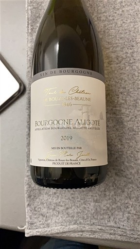 Burgundy Bourgogne Aligoté Château Bouze-lès-Beaune 2019