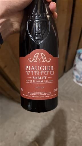 Rhônen laakso Määrittelemätön Piaugier Sablet 2022