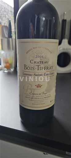 Bordeaux Lussac-Saint-Émilion Château Bois-Tiffray 2006