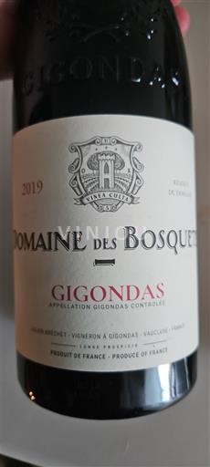 Рона Gigondas Domaine Bosquets 2019